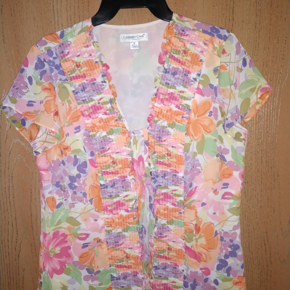 Coldwater Creek short sleeved blouse.